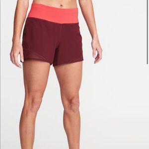 Mesh-Trim Run Shorts